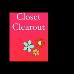 Selling all my clothes, belts, and paintings